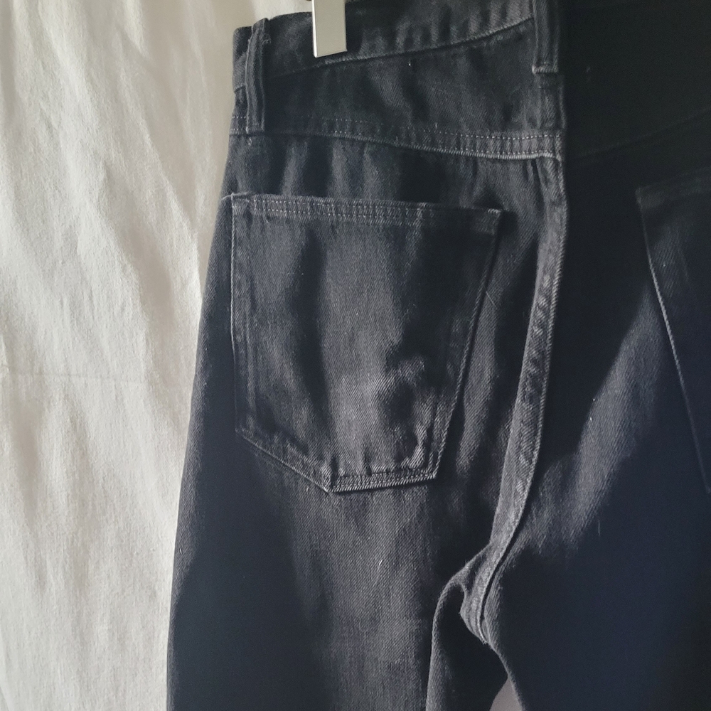 Vintage 32 X 32 Rustler Classic Black Denim Jeans